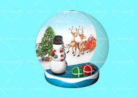 modello gonfiabile trasparente For Christmas della palla di neve del PVC di 0.55mm