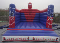 Castello rimbalzante di salto gonfiabile del castello dello Spiderman all'aperto per la tela cerata del PVC dei bambini