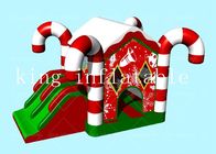 Scorrevole asciutto di Buon Natale della casa gonfiabile all'aperto di rimbalzo con l'aeratore