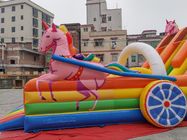 Unicorn Carriage Dry Slide Outdoor gonfiabile con l'aeratore
