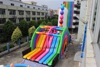 EN71 scorrevole del PVC Unicorn Bouncer Inflatable Rainbow Dry da 0,55 millimetri