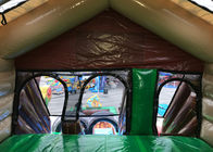 Annuncio pubblicitario asciutto di salto dei buttafuori del castello dello scorrevole di Forest Theme Kids Inflatable Dry