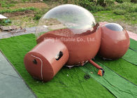 Camera di campeggio della tenda gonfiabile della bolla di Brown 5m per l'hotel all'aperto