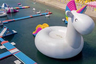 Stampa di Digital del parco dell'acqua di Unicorn Theme Inflatable Floating Aqua