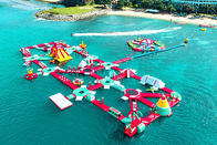 Parco gonfiabile di galleggiamento dell'acqua dei giochi di sport del mare di divertimento per i bambini degli adulti