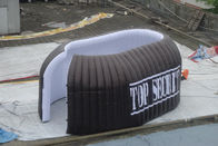 tenda gonfiabile nera resistente al fuoco di evento di 6 * di 4 * 3m per affitto/la tenda foranea cupola della pubblicità