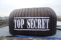 tenda gonfiabile nera resistente al fuoco di evento di 6 * di 4 * 3m per affitto/la tenda foranea cupola della pubblicità