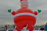 Palloni gonfiabili giganti su ordinazione dell'elio di Natale per fuori la pubblicità della porta