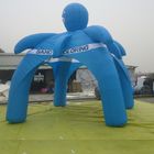 Forma gonfiabile del ragno della tenda della cupola blu per Exhibiton/pubblicità