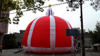 Tenda gonfiabile all'aperto della cupola del tessuto, figura gonfiabile rossa della tenda dell'aria di promozione