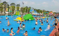 Parco gonfiabile commerciale dell'acqua di Toy Dragon Boat Theme Swimming Pool
