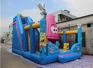 Spongebob e parco di divertimenti di esplosione di Patrick Star Inflatable Fun City