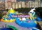 9*8m Colorful Shark Inflatable Water Slide With Pool Commercial Water Park For Kids