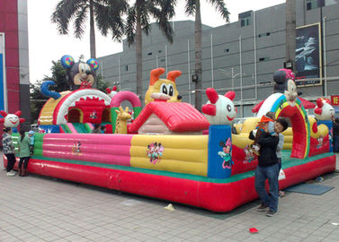 Parco di divertimenti gonfiabile commerciale di argomento dei bambini con la tela cerata del PVC