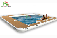 Stagni quadrati portatili dell'yacht della famiglia gonfiabile delle piscine per i laghi ed i mari