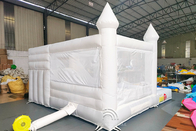 Decorazioni della festa nuziale di Pit Combo Jumper Bouncy House della palla dello scorrevole del castello di re Inflatable White Bounce che saltano letto