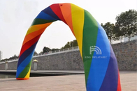 Arco gonfiabile di Candy della decorazione dell'entrata dell'arco dell'arcobaleno di arché per la pubblicità