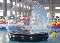 Tenda trasparente della bolla della cupola della neve del globo della decorazione gonfiabile di Natale con l'aeratore