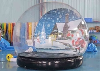 Tenda trasparente della bolla della cupola della neve del globo della decorazione gonfiabile di Natale con l'aeratore