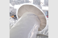 Cabina fotografica gonfiabile con globo di neve con luci a led a dimensione umana che soffia la neve
