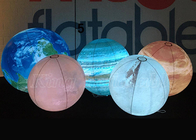 Pallone d'attaccatura gonfiabile di pubblicità all'aperto del globo dei pianeti dei palloni con luce principale