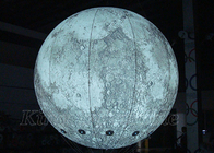 Pallone di pubblicità gonfiabile gigante di Large Planets Globe del modello della luna principale per la decorazione