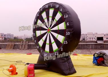 Intorno al gioco gonfiabile di sport dell'obiettivo delle frecce di 3m con il nero del PVC 0.55mm di Platone