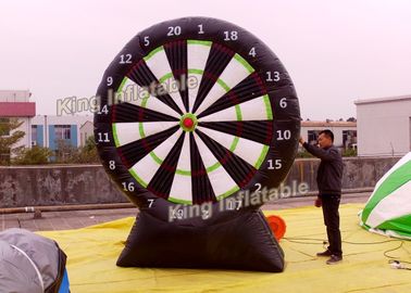 Intorno al gioco gonfiabile di sport dell'obiettivo delle frecce di 3m con il nero del PVC 0.55mm di Platone