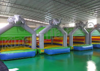 Castelli rimbalzante gonfiabili grigi dell'elefante divertenti per i bambini con la dimensione 4*4m