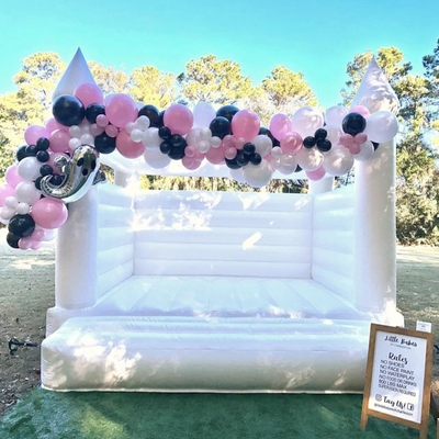 Bounce House per bambini Bounce House gonfiabile Castello salto per bambini Pastel Bounce House Bouncer gonfiabile per matrimoni