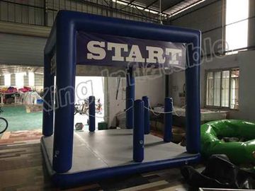 Giocattolo dell'acqua stampato annuncio all'aperto blu della tenda del PVC di esplosione di protezione dell'ombra per il parco dell'acqua