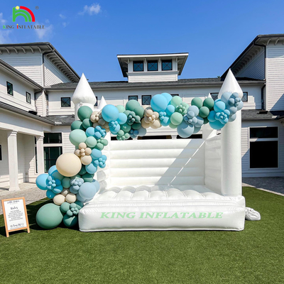 Festa di nozze personalizzata Bouncer gonfiabile Casa saltante bianca Castello saltante commerciale