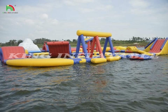 Mare grande gonfiabile parco acquatico galleggiante attrezzature di gioco isola galleggiante