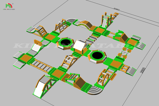 Parco acquatico gonfiabile Parchi acquatici gonfiabili equipaggiamento di ostacoli galleggianti