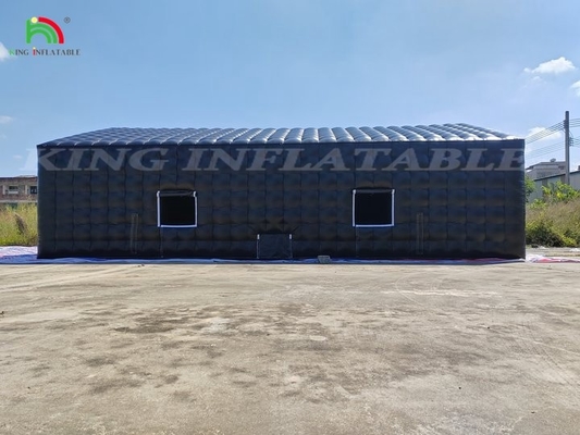 Commerciale LED Disco nero illuminazione mobile Night Club tenda gonfiabile cubo festa tenda gonfiabile nightclub