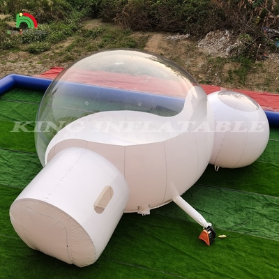 Tenda a bolla gonfiabile Casa all'aperto Gigante trasparente Tenda a bolla a cupola di cristallo gonfiabile riscaldata
