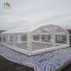 Customized Large Pvc Clear Dome Tent Airtight Portable Inflatable Pool Tent Cover Bubble House