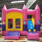 Scorrevole all'aperto di principessa Inflatable Bouncy Castle With del gioco dei bambini nel colore rosa