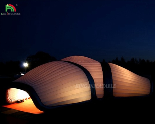 Tenda da campeggio gonfiabile con striscia luminosa a LED