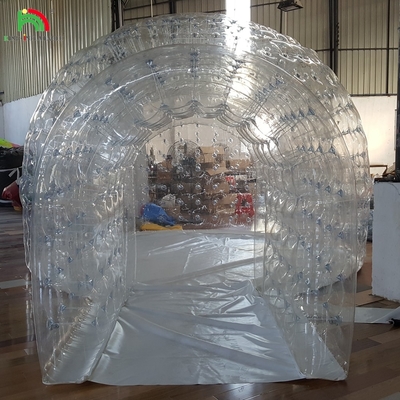 Decorato inflatabile di 10 piedi di diametro pallone di neve vuoto Tenda di bolle trasparente