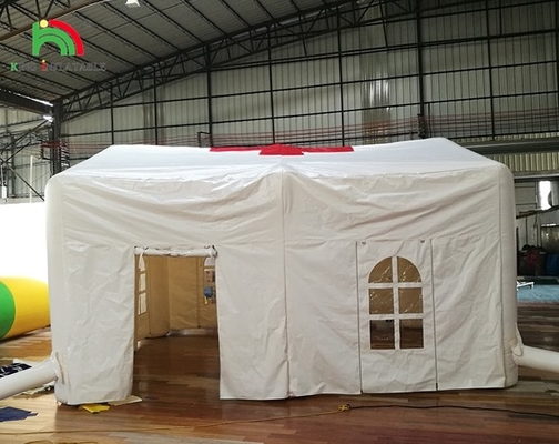 Bianco grande all'aperto Blow Up Festa di nozze luce a LED Campeggio Inflatabile Eventi all'aperto Tenda