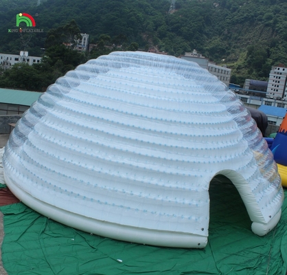 Grande tenda a cupola gonfiabile Igloo portatile all'aperto per feste di nozze Campeggio uso commerciale