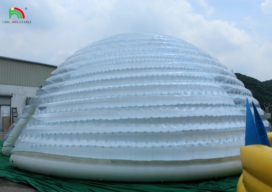 Grande tenda a cupola gonfiabile Igloo portatile all'aperto per feste di nozze Campeggio uso commerciale
