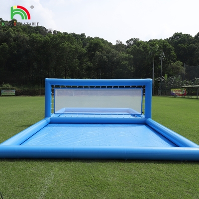 33x16.5x7FT Campo da pallavolo gonfiabile Pista da pallavolo spiaggia Rete di pallavolo piscina di pallavolo Campo idrico con pompa d'aria per giochi all'aperto