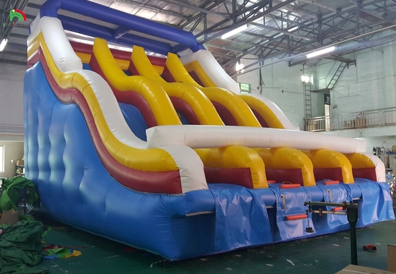 Slide idraulico gonfiabile bagnato di alta qualità Slide idraulico piscina con la migliore qualità di telone Plato