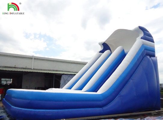Curva a doppia corsia di alta qualità, gonfiabile per bambini, scivolo d'acqua