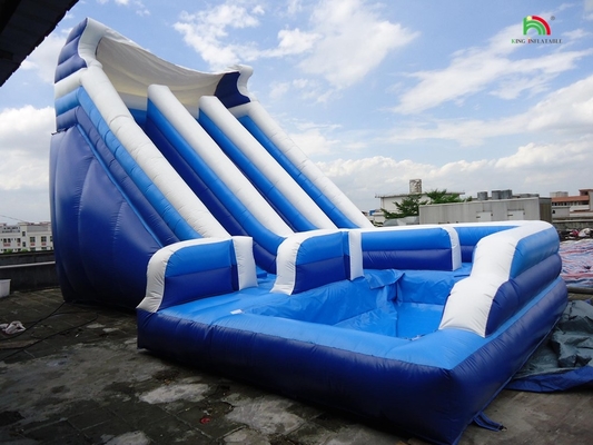 Curva a doppia corsia di alta qualità, gonfiabile per bambini, scivolo d'acqua