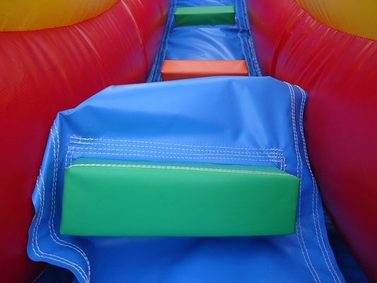 Piscine d'acqua gonfiabile doppi scivoli chiusi rossi Bambini casa di rimbalzo commerciale acqua chiusa scivolo piscina