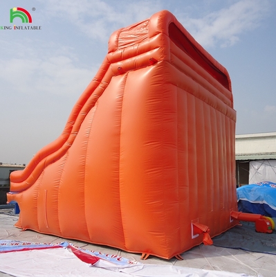 Piscine d'acqua gonfiabile doppi scivoli chiusi rossi Bambini casa di rimbalzo commerciale acqua chiusa scivolo piscina