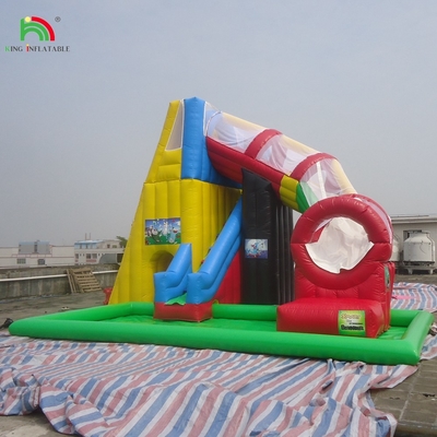 Castello commerciale personalizzato per bambini Parco giochi gonfiabile trampolino scivolo d'acqua salto combinato buttafuori